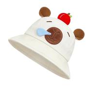 CAZSTYK Cappello da sole durevole alla moda invernale cappello da pescatore per sport all'aria aperta adatto per uomini, donne e bambini, unisex spiaggia, Bianco latte, Taglia unica