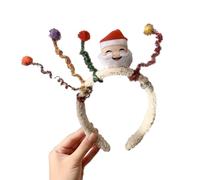 CAZSTYK Cerchietto per capelli con renna, regalo di Natale, accessorio per feste in maschera