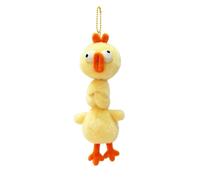 CAZSTYK Ciondolo per borsa con animali in peluche da collo 38 x 10 cm, E | Ciondolo a forma animale in morbido peluche con catena in metallo per zaini e borse, accento decorativo per