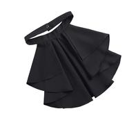 CAZSTYK Collare staccabile a strati collo accessorio per donne uomini bambini comodo poliestere moda versatile collare staccabile, Nero , Taglia unica