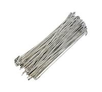 CAZSTYK Confezione da 100 fascette con cerniera per recinzioni, connettori sicuri per ringhiere da giardino, sistemi di recinzione per esterni, in acciaio inox, fascette con cerniera