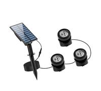 CAZSTYK Confezione da 2 luci solari Impermeabili con scelte Colore Diverso IP68 Impermeabili per e Decorazioni da Giardino Luci per fontane energia Solare
