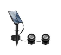 CAZSTYK Confezione da 2 luci solari Impermeabili con scelte Colore Diverso IP68 Impermeabili per e Decorazioni da Giardino Luci per fontane energia Solare