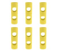 CAZSTYK Connettore per tagliatelle per piscina, con 2 fori, connettore per pali da nuoto, lunghezza 30 cm, per allenamento accessori piscina, 6 pezzi