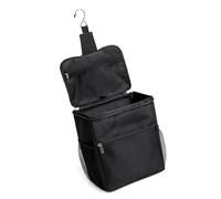 CAZSTYK Contenitore da doccia da appendere con pannello di base rimovibile e gancio antiruggine, ideale per dormitorio, spiaggia, campeggio, borsa da toilette