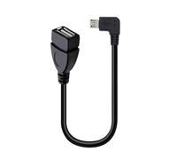 CAZSTYK Convertitore compatto da USB a USB, 480 Mbps, trasferimento dati veloce e compatibilità universale per smartphone, fotocamere, convertitore angolato