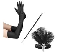 CAZSTYK Costume da donna vintage anni '20, accessorio per feste e cosplay