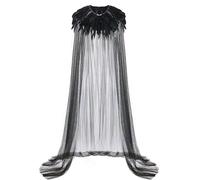 CAZSTYK Costume da uomo per cosplay del mantello, Black LENGTH 150CM