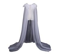 CAZSTYK Costume da uomo per cosplay del mantello, White LENGTH 150CM