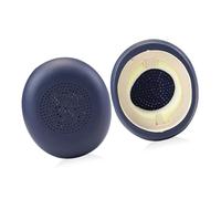 CAZSTYK Cuffia antirumore Ricambio Durabilità 2 40 40UC, Navy Blue | Paraorecchie ricambio resistenti da 2, schiuma densità, cuscinetti auricolari in pelle proteica