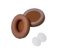 CAZSTYK Cuffie antirumore comode per Cuffie T1P, Brown | Cuscino per cuscinetti da gioco Comodi paraorecchie in pelle proteica, copertura per auricolari per cuffie T1P,