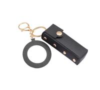 CAZSTYK Custodia per rossetto comoda e portatile, elegante e compatta, perfetta per l'uso quotidiano e casual, Nero