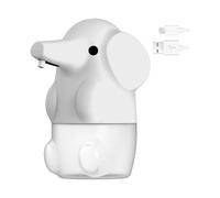 CAZSTYK Dispenser Sapone per Le Mani Custodia Elefante, White | 250 ml per aree lavaggio interne condivise, bagno, cucina