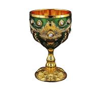 CAZSTYK Elegante bicchiere da whisky da 30 ml con, Golden green | Robusti bicchieri da collezione unici Kirsite, perfetti per l ' uso nei pub, ideali per i collezionisti regali