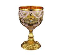 CAZSTYK Elegante bicchiere da whisky da 30 ml con, Golden white | Robusti bicchieri da collezione unici Kirsite, perfetti per l ' uso nei pub, ideali per i collezionisti regali