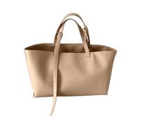 CAZSTYK Elegante borsa a mano e borsa a tracolla in pelle PU con manico superiore per donne moderne che offrono comfort e ampie borse da viaggio, cachi, One Size