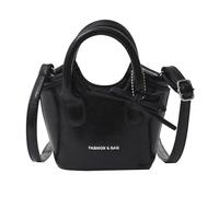 CAZSTYK Elegante borsa a tracolla da donna, design coreano, borse a tracolla casual da viaggio per varie occasioni, Nero
