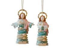 CAZSTYK Facile da appendere figura acrilica decorazione per albero e parete accessorio religioso forniture per feste religiose ciondolo acrilico religioso per eventi e accessori da parete