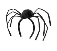 CAZSTYK Fascia per capelli con ragni grandi per strega Halloween, | Cerchietto per capelli Spiders della serie Dark, copricapo esagerato per le vacanze