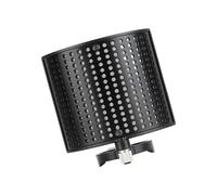 CAZSTYK Filtro audio per microfono Schermo antivento protettivo contro il rumore del respiro per uso in studio Filtro microfono Sostituzione Microfono Isolamento Scudo Portatile