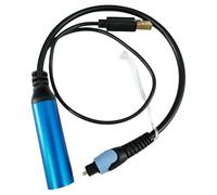 CAZSTYK Friendly Sound Processor Altoparlanti Professionali Amplificatore Link PVC Texture Adatto per Riproduzioni Musiche Chiare Fibra Visiva Sound Link