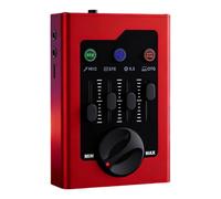 CAZSTYK Funzione compatta della scheda audio di USB per l'attrezzatura sana mobile dello studio di podcasting