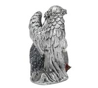 CAZSTYK Giardini durevoli Sculture Arcangelo con intricate decorazioni esterne resistenti alle intemperie Facile posizionamento per i romantici del cortile Ornamenti Arcangelo
