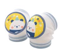 CAZSTYK Ginocchiera in cotone traspirante per bambino attivo antiscivolo per gattonare protezioni morbide traspiranti per il ginocchio del bambino doccia regalo, Piccolo panda, Taglia unica