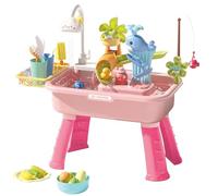 CAZSTYK Giocattolo acquatico fantasioso con parti rimovibili e pratiche attività educative, set di giochi d'acqua in plastica