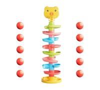 CAZSTYK Giocattolo educativo con Pista per Palline, Pigs | Gioco interattivo che promuove la comprensione causa effetto attraverso gioco, stimolando la curiosità e