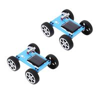 CAZSTYK Giocattolo Modello Auto energia Solare 2, Blue | Attività esperimenti scienze ' educazione per bambini, progetto ingegneria creativa per strumenti