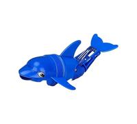 CAZSTYK Giocattolo per Vasca con Delfino rotolante motorizzato, Blue | Giocattolo per vasca con delfino rotolante motorizzato con movimento nuoto attivato dagli spruzzi per bambini