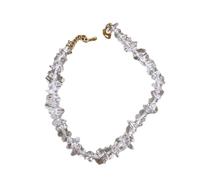 CAZSTYK Gioielli in pietra naturale con tormaline barocche, elegante set regalo per matrimoni e feste