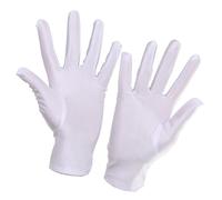 CAZSTYK Guanti bianchi per adulti per spettacoli d'arte uniformi party show party stage formale abbigliamento uniforme accessori da sposa guanti per bambini, Adulto L, Taglia unica