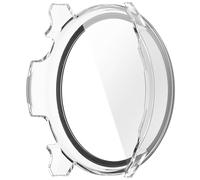 CAZSTYK Guscio protettivo con pellicola in vetro per Smartwatch 4, Clear | Custodia protettiva per orologio con pellicola in vetro, custodia antipolvere, custodia per orologio con pellicola