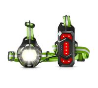 CAZSTYK Impermeabile Torace Luce Torace Uscita Testa Regolabile per la Corsa Notturna e Ciclismo Luce Modello Multiplo