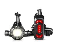 CAZSTYK Impermeabile Torace Luce Torace Uscita Testa Regolabile per la Corsa Notturna e Ciclismo Luce Modello Multiplo