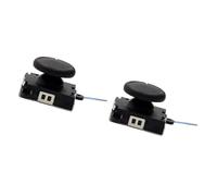 CAZSTYK Joystick sostitutivi per console gioco portatile NS, Black | Corregge la deriva dei joystick, i joystick danneggiati e quelli allentati per le parti riparazione del