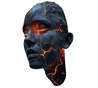 CAZSTYK Lampada da parete con drammatica arte incrinata 3D e decorazione fredda Glow