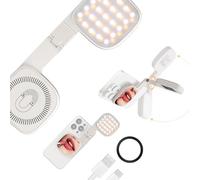 CAZSTYK Luce Flessibile per Telefono, Batteria Ricaricabile, White | Batteria da 1000 mAh, luce per autoritratto ricaricabile, luce per telefono compatta e attraente per la fotografia