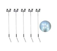 CAZSTYK Luce miniatura illuminata luminosa della strada principale del LED per i layout del modello della scala di HO che migliorano la notte con la luce semplice della costruzione del processo di