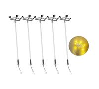 CAZSTYK Luce miniatura illuminata luminosa della strada principale del LED per i layout del modello della scala di HO che migliorano la notte con la luce semplice della costruzione del processo di