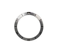 CAZSTYK Lunette ceramiche di alluminio dell'orologio di immersione di durevolezza con struttura ceramica 38mm 30.5mm per le cornici moderne di longevità, Argento