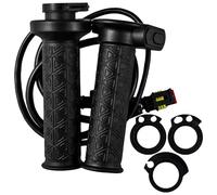 CAZSTYK Manopole riscaldate per moto da 22 mm con protezione contro il surriscaldamento e 5 livelli di calore regolabili per una guida sicura e ergonomica, manopole riscaldate