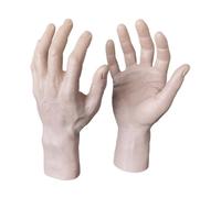 CAZSTYK Manutenzione facile della costruzione del PVC della muffa della mano di tocco realistico per il modello maschio di mostra dei guanti, Misura unica, come descritto