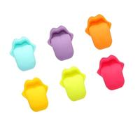 CAZSTYK Marcatore per bevande sulla lingua per bicchieri Ciondolo per bicchiere vino per cocktail, Champagne Bicchieri per bevande Marcatore identificatore per bevande Ciondoli in silicone per