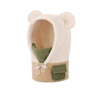 CAZSTYK Maschera sciarpa con cappuccio, prevenzione, Beige khaki L | Prevenzione elettrostatica, Pull on Design, lavabile in lavatrice, freddo protezioni per uso esterno, Inverno