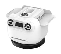 CAZSTYK Mescolatore Automatico Carte Ricaricabile Facile da, White | Macchina per mazziere automatica per mescolamento carte rotante a 360 gradi, dispositivo per party, facile