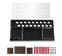 CAZSTYK Metallo Modello Riparazione Strumento Vassoio 2Tiers Dado Vite Rack di Stoccaggio Strumenti di Manutenzione Organizzazione Supporto per RCSpare Parts RCmodel Vite RCmodel Tool Storage