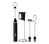 CAZSTYK Montalatte professionale con grande batteria da 1200 mAh e montalatte variabile